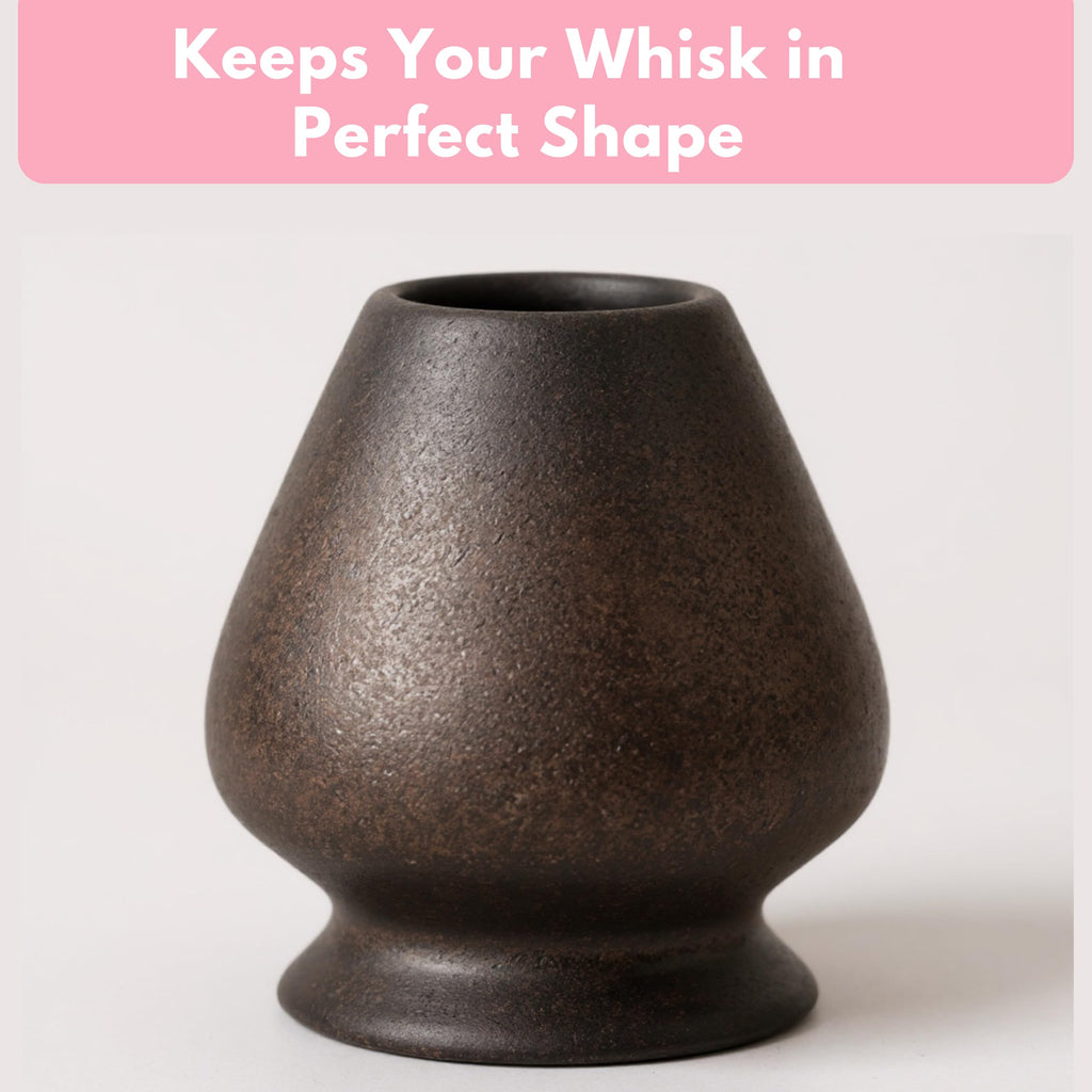 Atellya Matcha Whisk Set, Matcha Set, Scoop, Matcha Whisk Stand ,Matcha Bowl, Matcha Kit for Ceremony, Set for Matcha Latte  - Adelaide Green 280ml