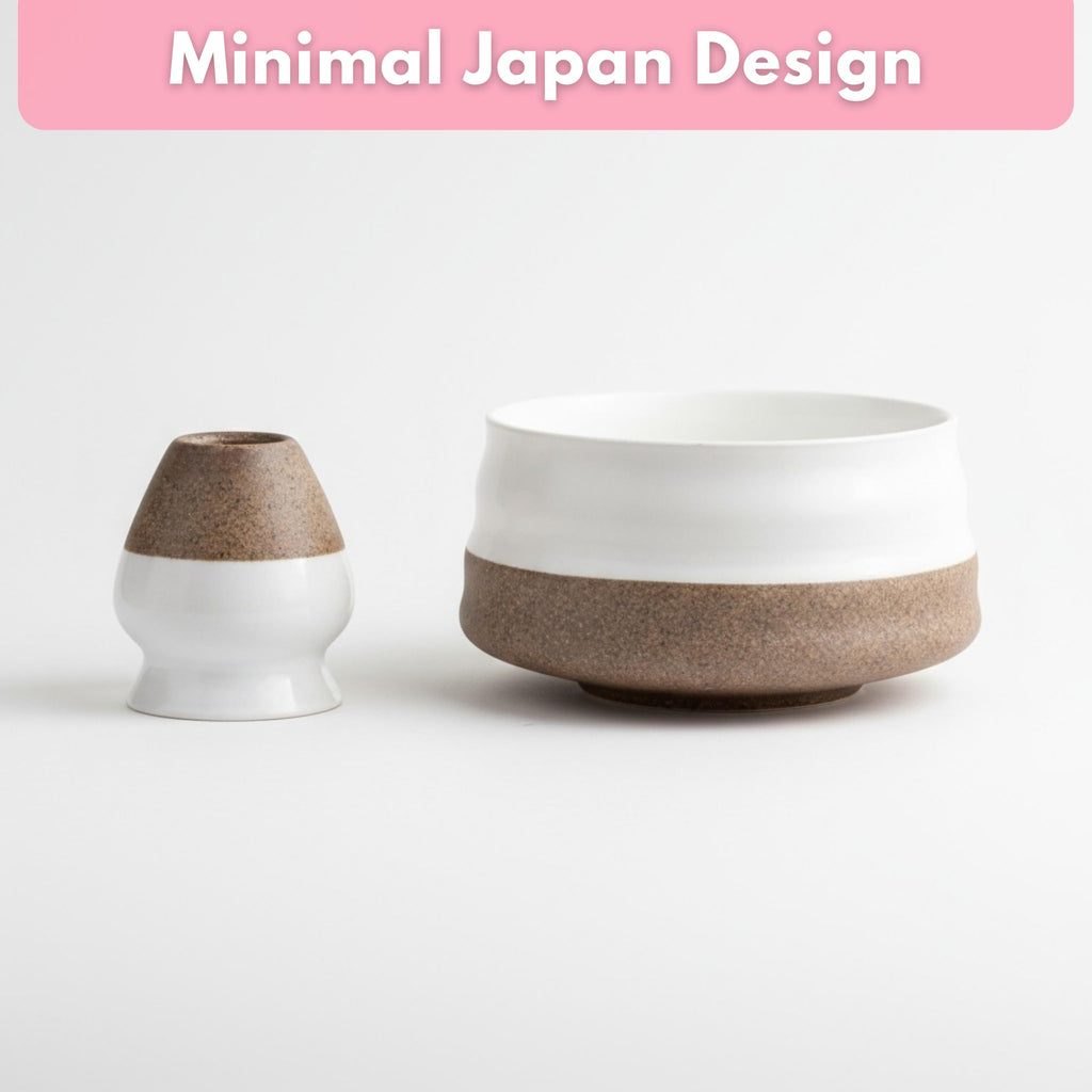 Atellya Matcha Whisk Set, Matcha Set, Scoop, Matcha Whisk Stand ,Matcha Bowl, Matcha Kit for Ceremony, Set for Matcha Latte  - Adelaide Green 280ml