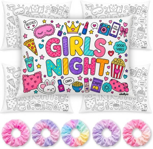 Atellya - DIY Color Your Own Pillowcase & Scrunchie Kit –  Creative Parties for KIDS